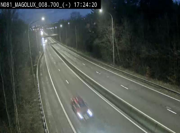 Première image du timelapse de la journée d'hier pour cette webcam