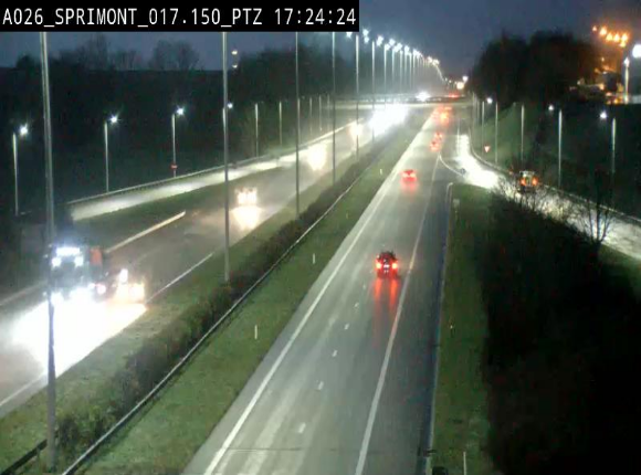 Première image du timelapse de la journée d'hier pour cette webcam