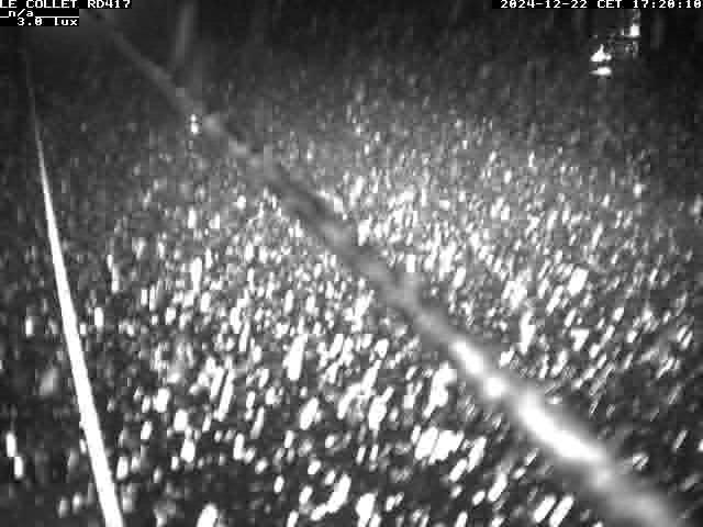 Première image du timelapse de la journée d'hier pour cette webcam